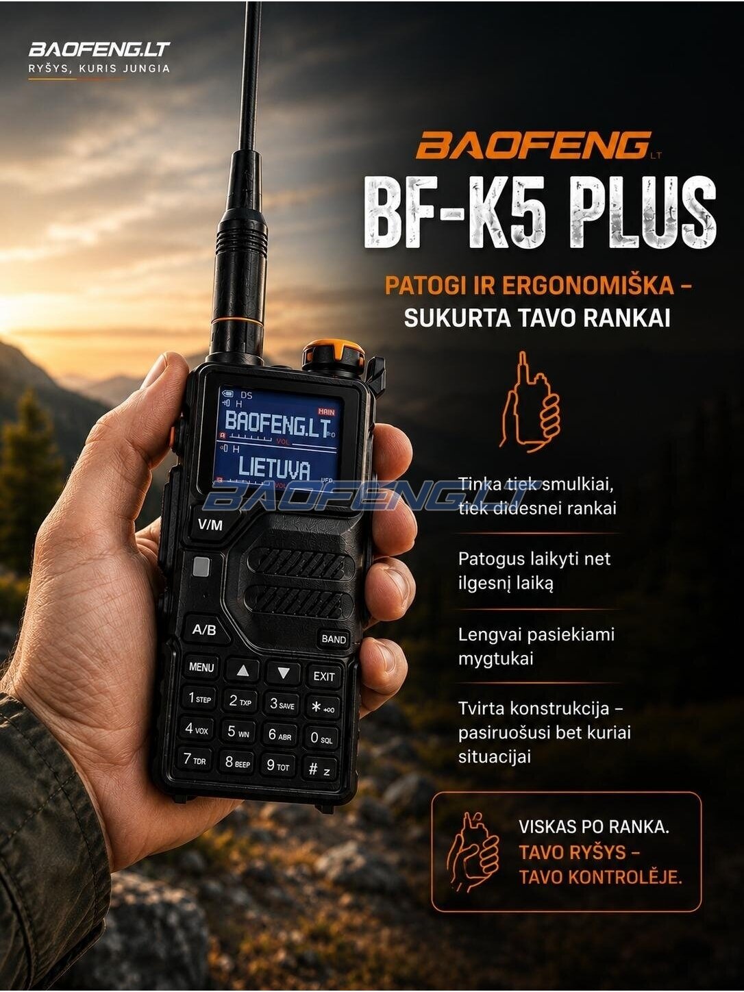 Baofeng BF-K5 PLUS 2
