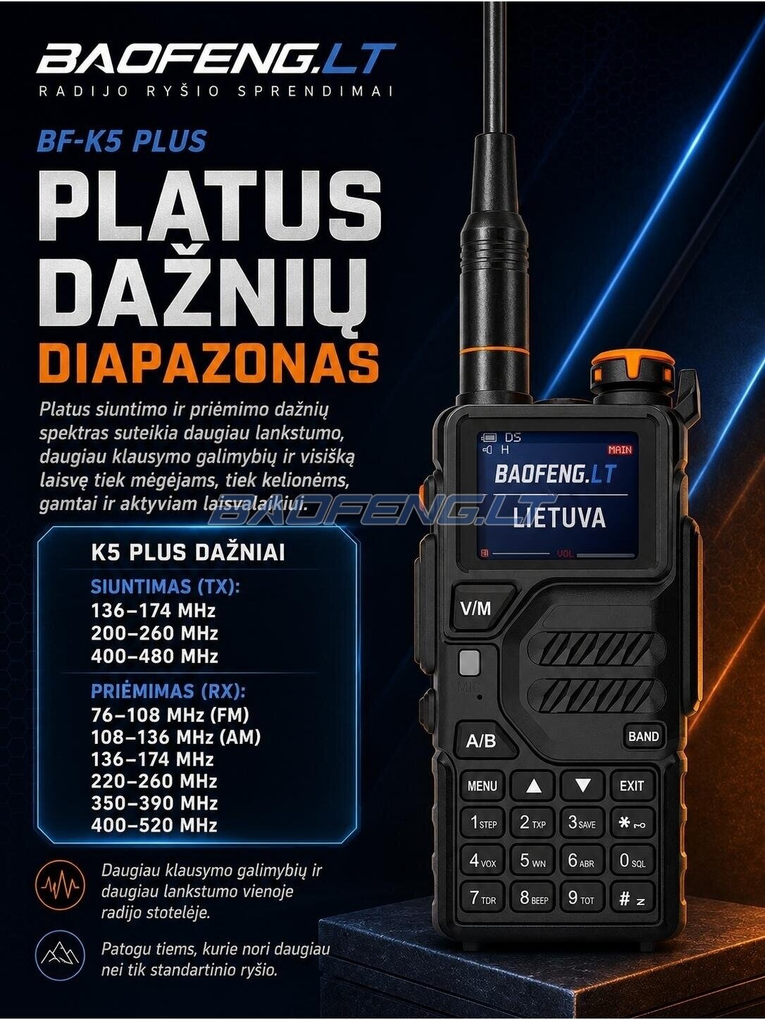 Baofeng BF-K5 PLUS 9