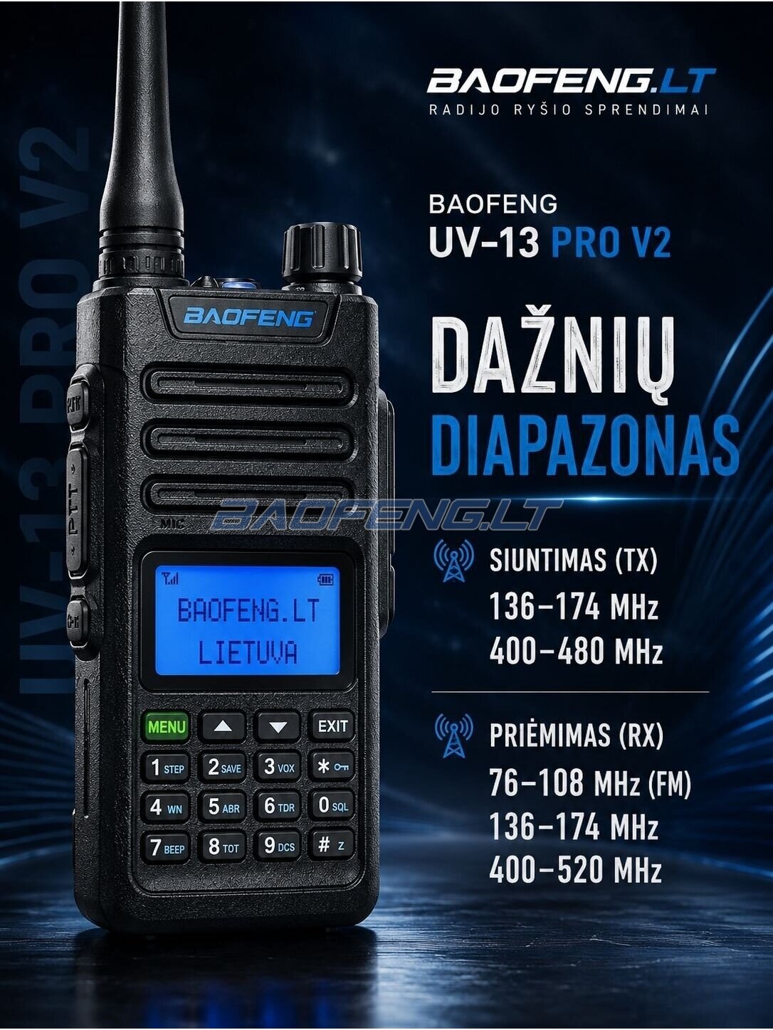Baofeng UV-13 PRO V2 18