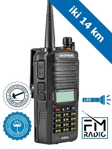Baofeng UV-9R Plus (jūrinė) Baofeng UV-9R Plus (jūrinė)