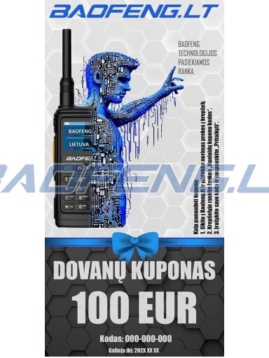 Dovanų kuponas - 100 Eur