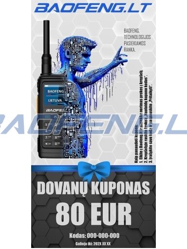 Dovanų kuponas - 80 Eur