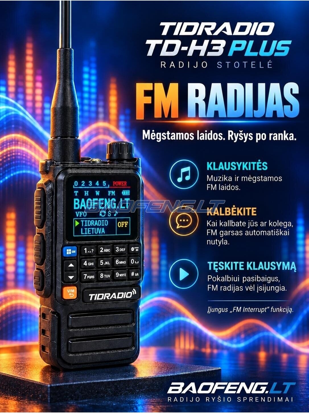 TIDRADIO TD-H3 plus 14 TIDRADIO TD-H3 plus 14