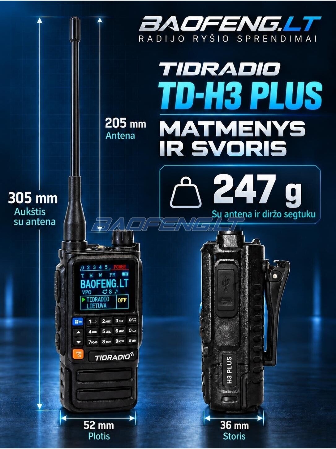 TIDRADIO TD-H3 plus 23 TIDRADIO TD-H3 plus 23