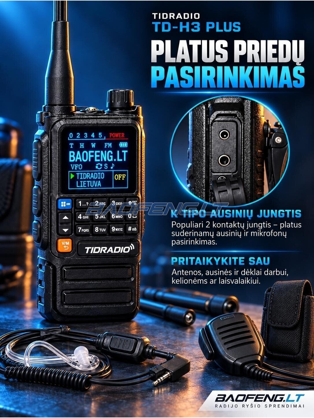 TIDRADIO TD-H3 plus 21