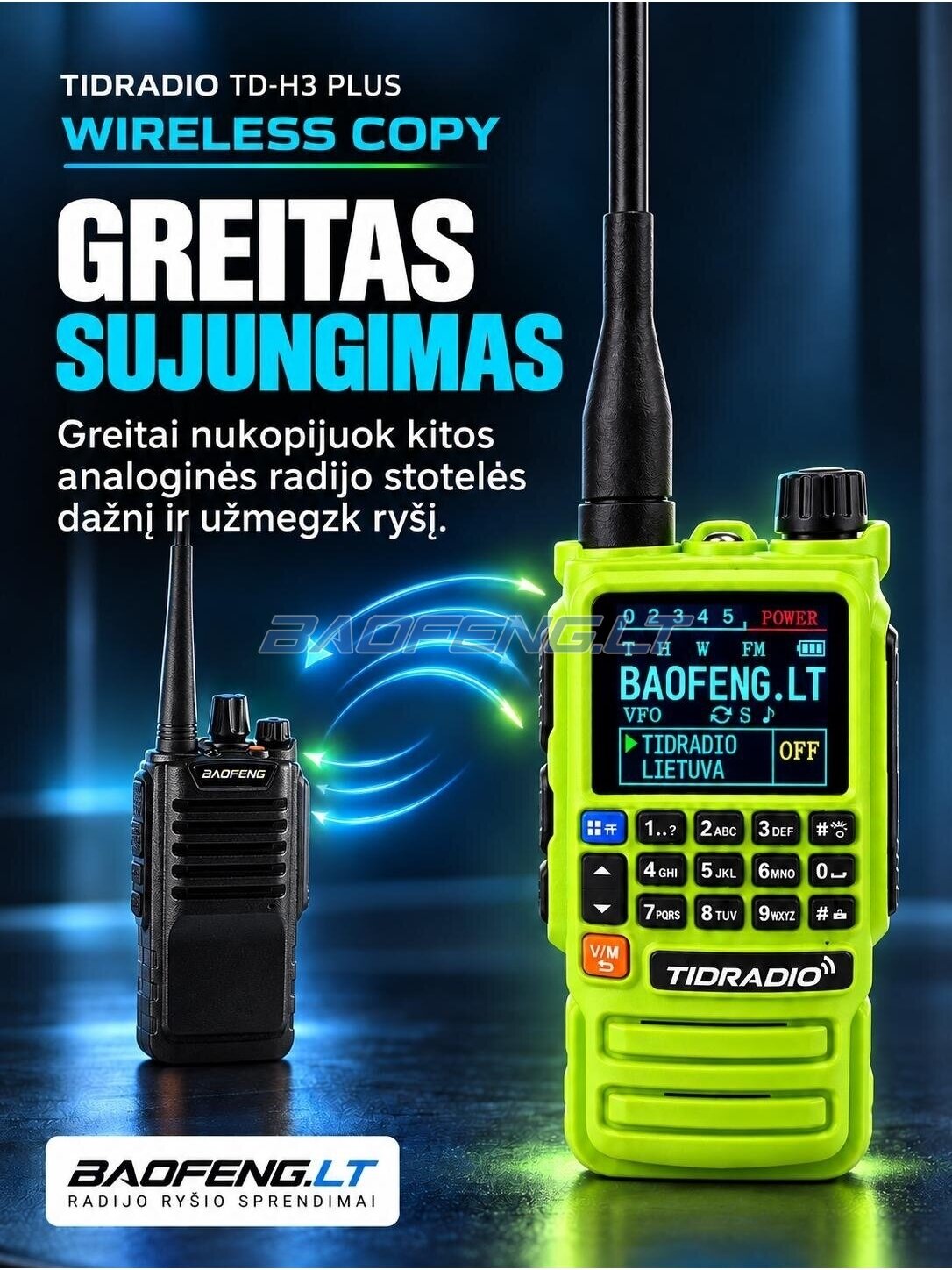 TIDRADIO TD-H3 plus 16