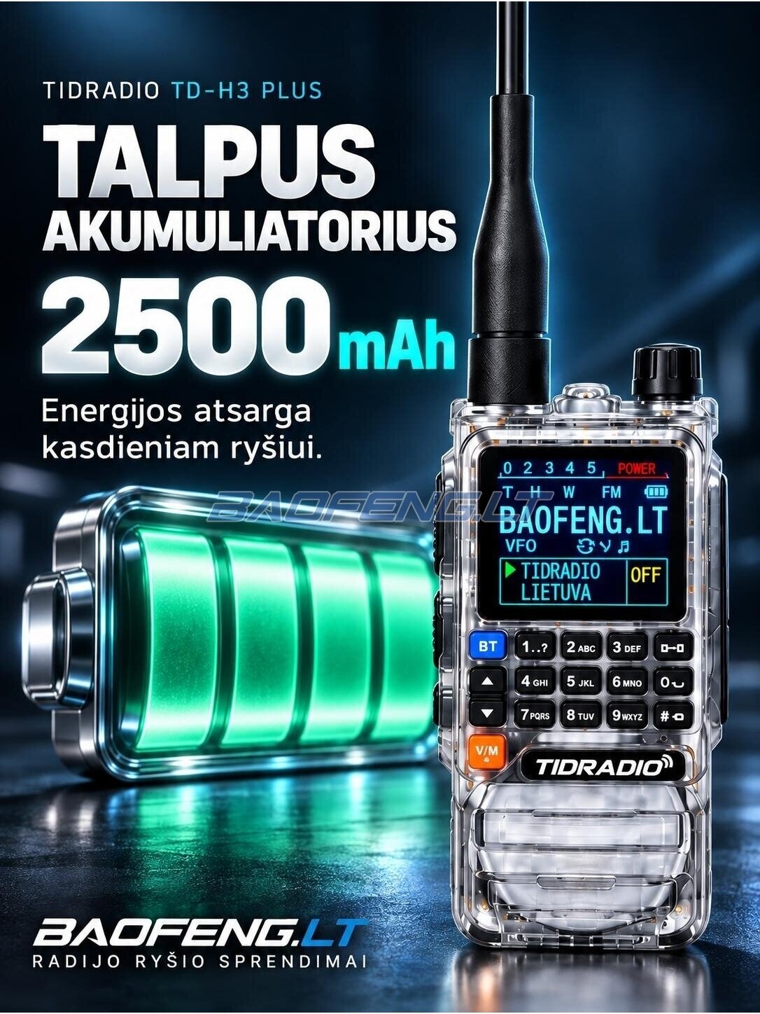 TIDRADIO TD-H3 plus 8