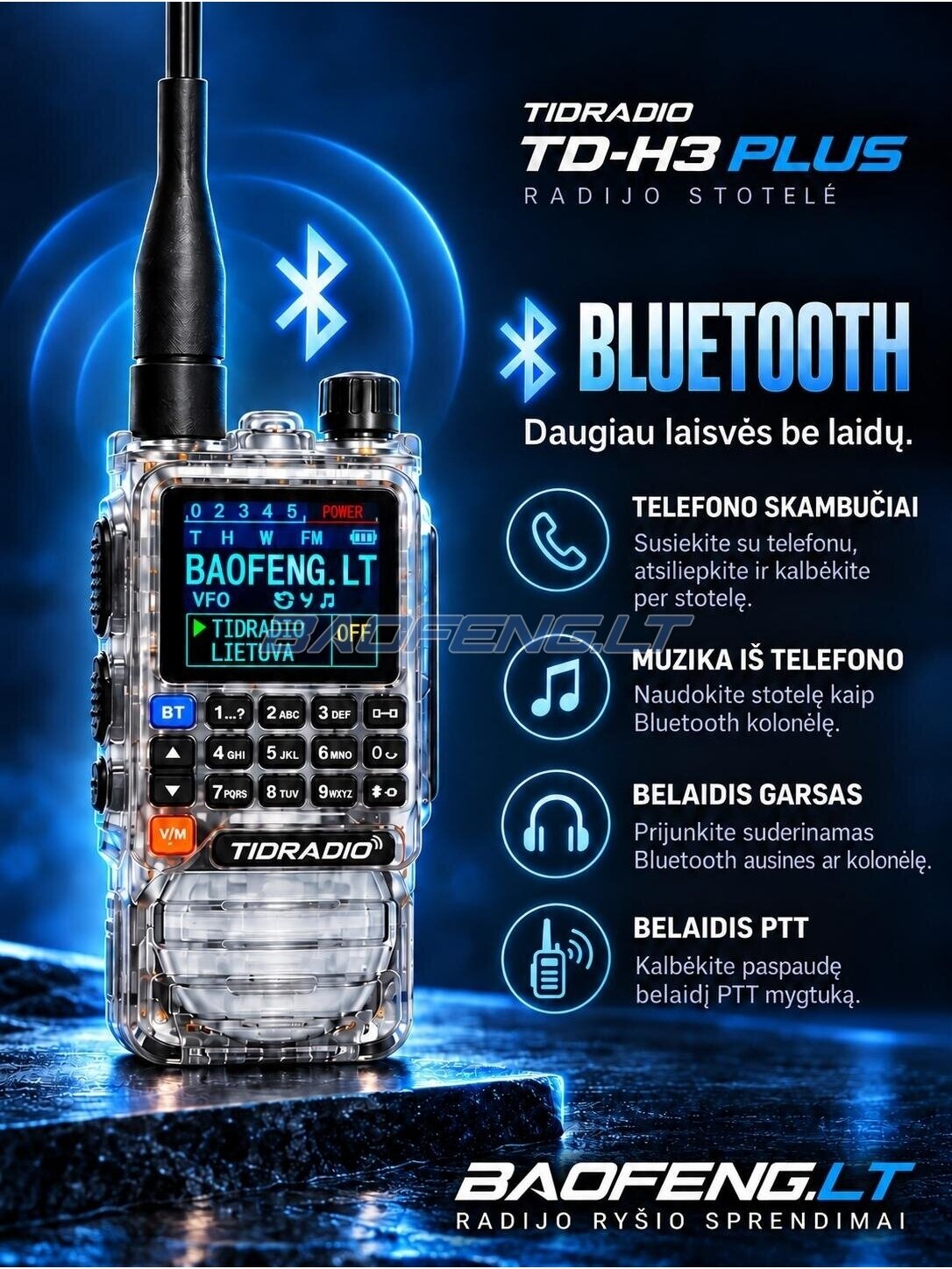 TIDRADIO TD-H3 plus 2 TIDRADIO TD-H3 plus 2