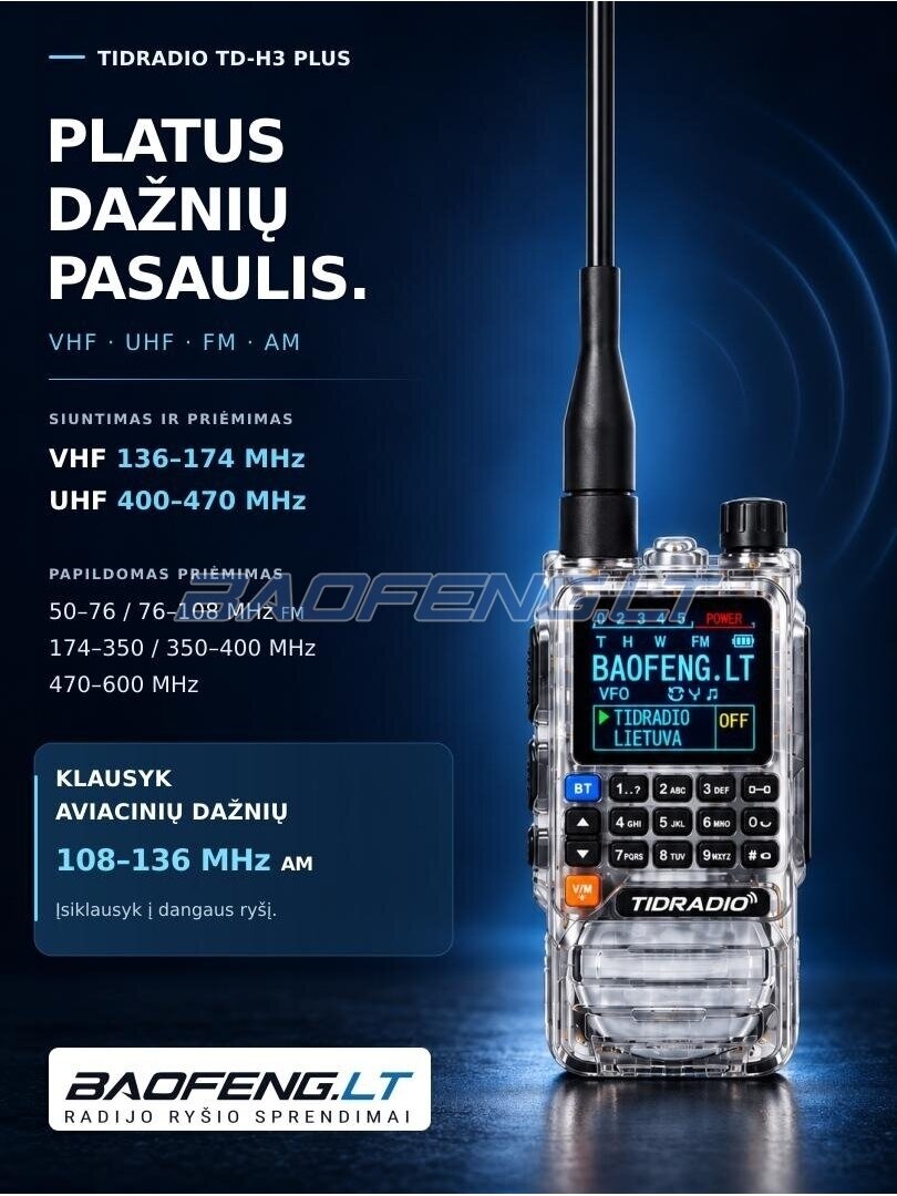 TIDRADIO TD-H3 plus 12 TIDRADIO TD-H3 plus 12