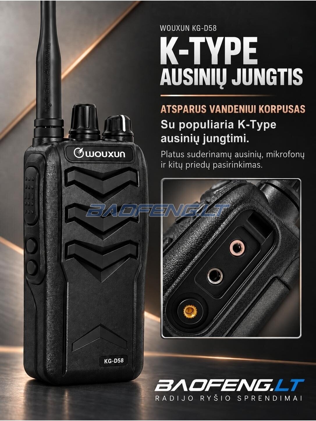 Wouxun KG-D58 (skaitmeninė) 13 Wouxun KG-D58 (skaitmeninė) 13