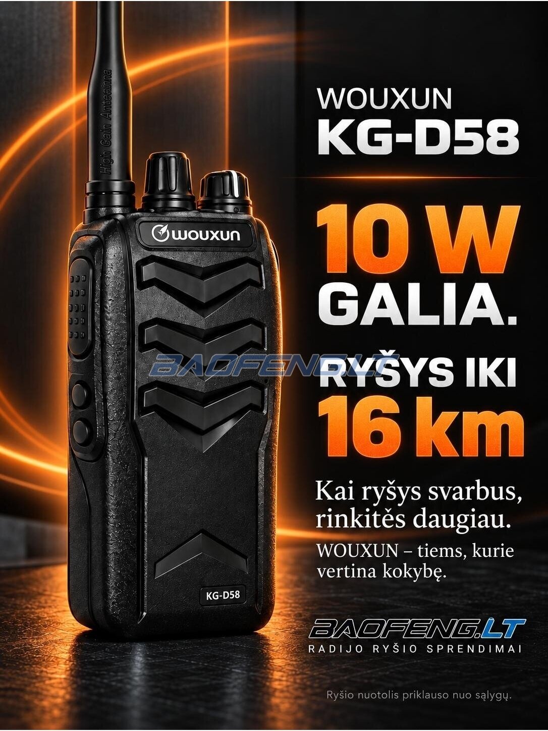 Wouxun KG-D58 (skaitmeninė) 4 Wouxun KG-D58 (skaitmeninė) 4