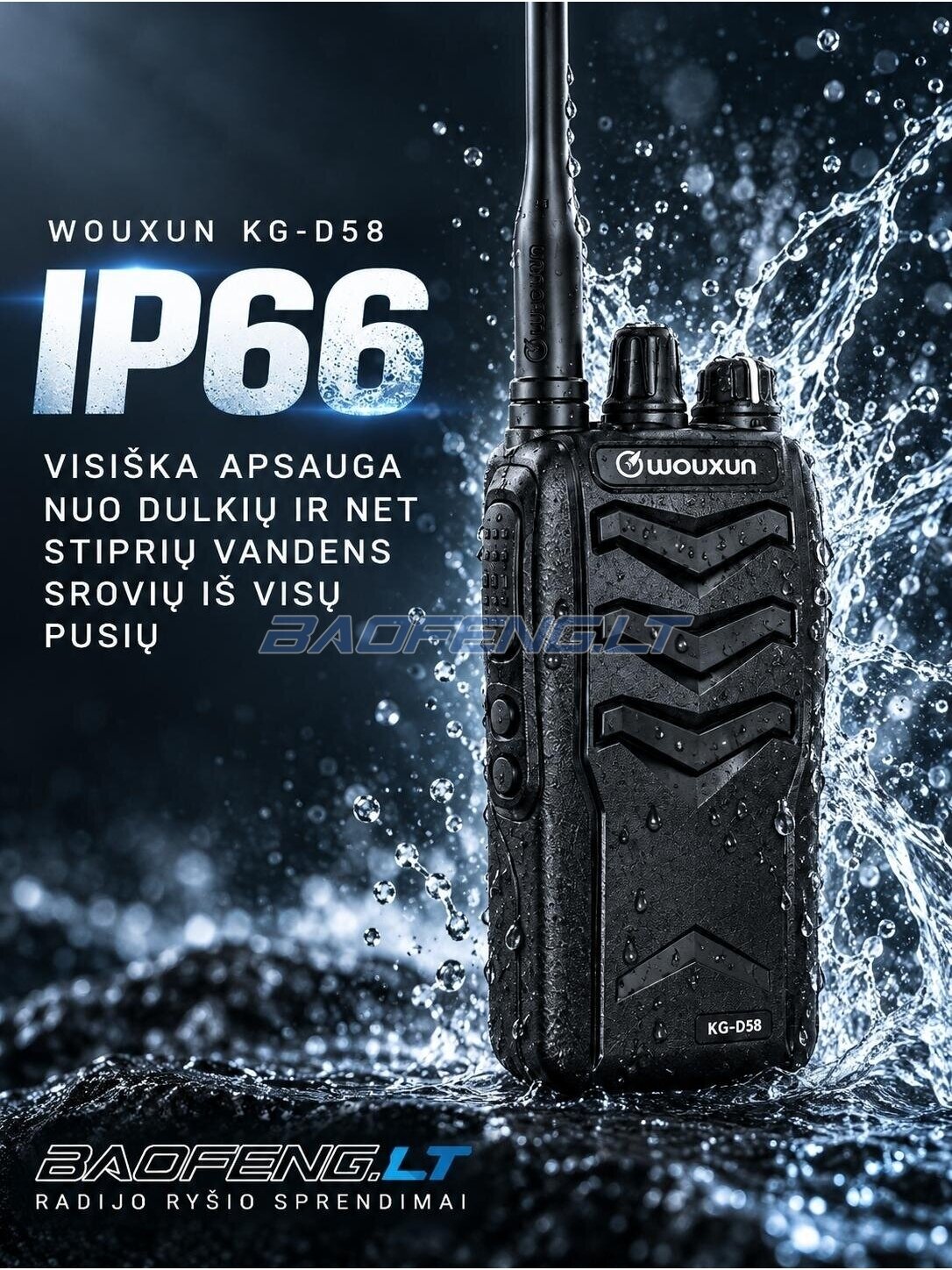 Wouxun KG-D58 (skaitmeninė) 1