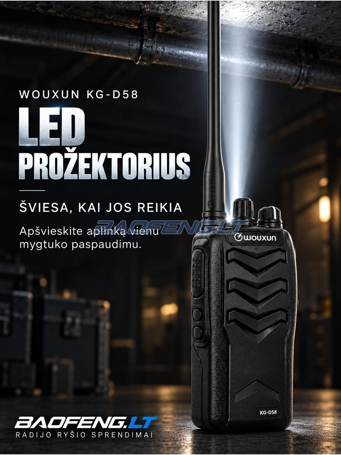 Wouxun KG-D58 (skaitmeninė) 10