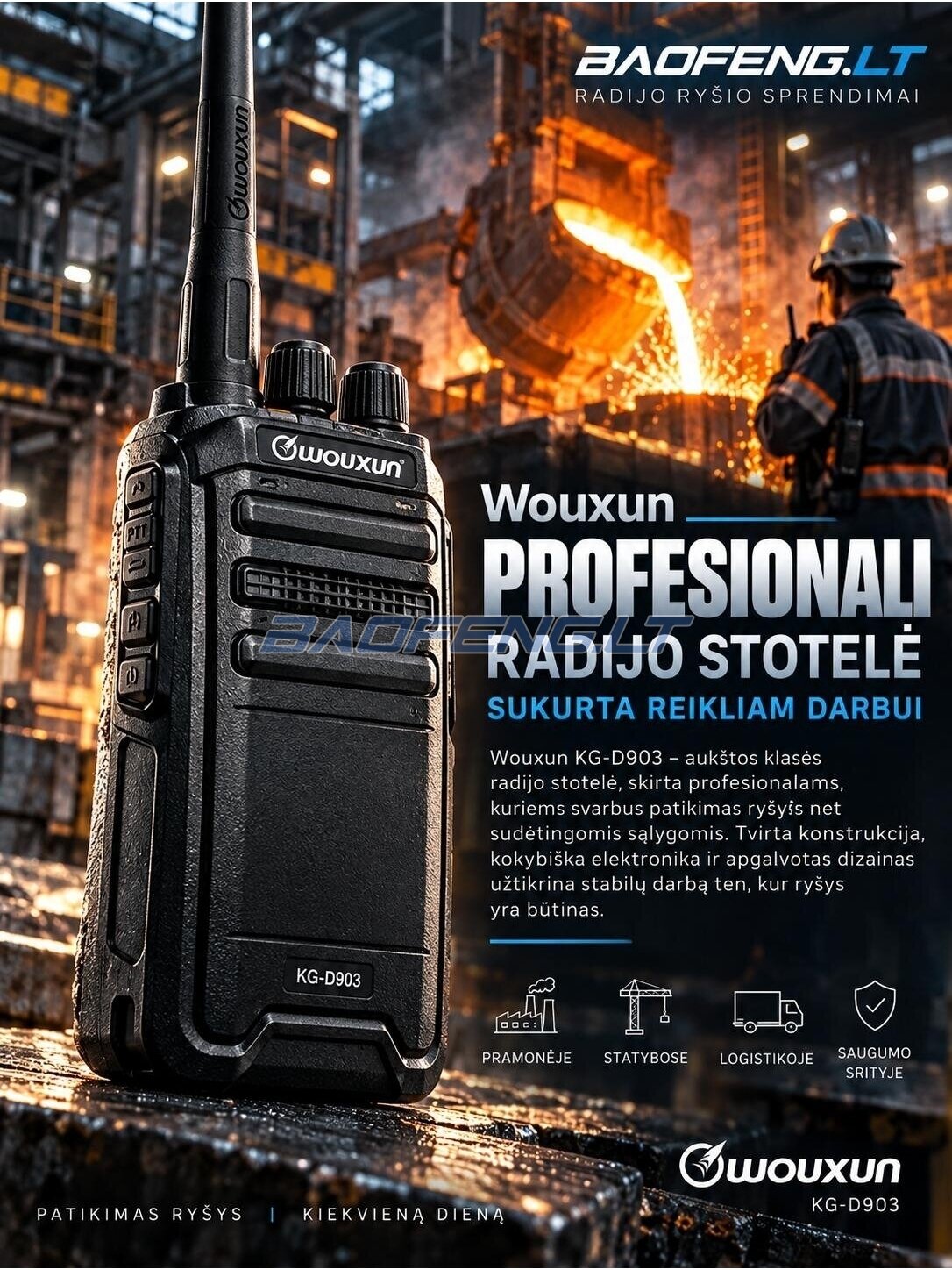 Wouxun KG-D903 (skaitmeninė) 6 Wouxun KG-D903 (skaitmeninė) 6