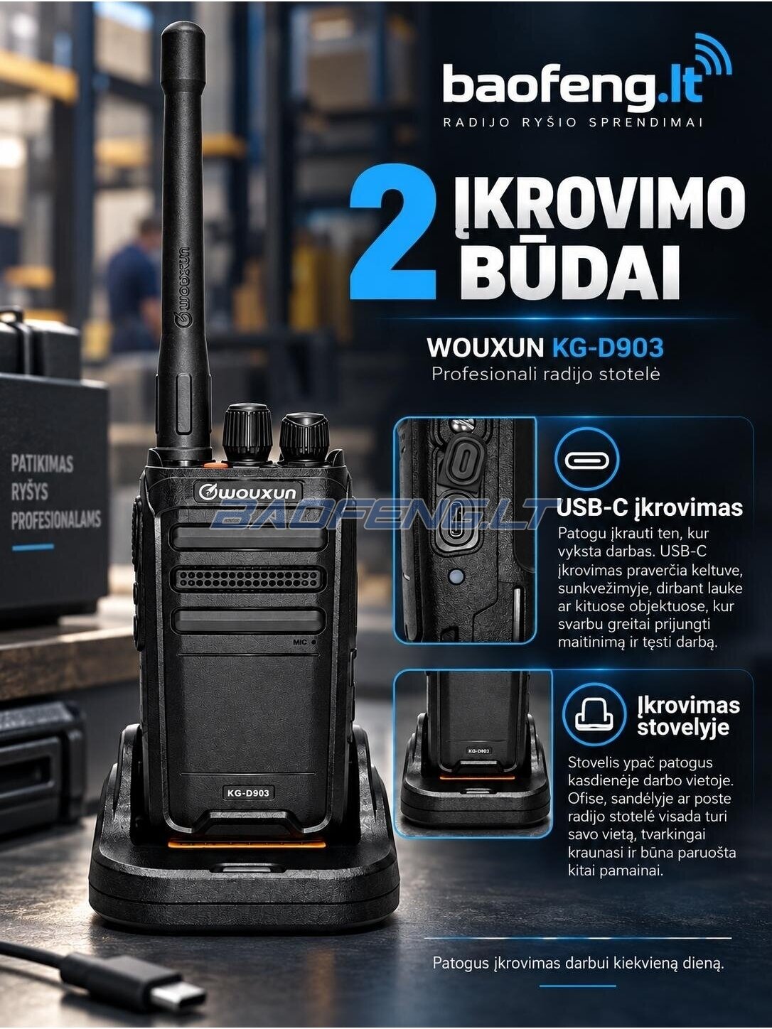 Wouxun KG-D903 (skaitmeninė) 8