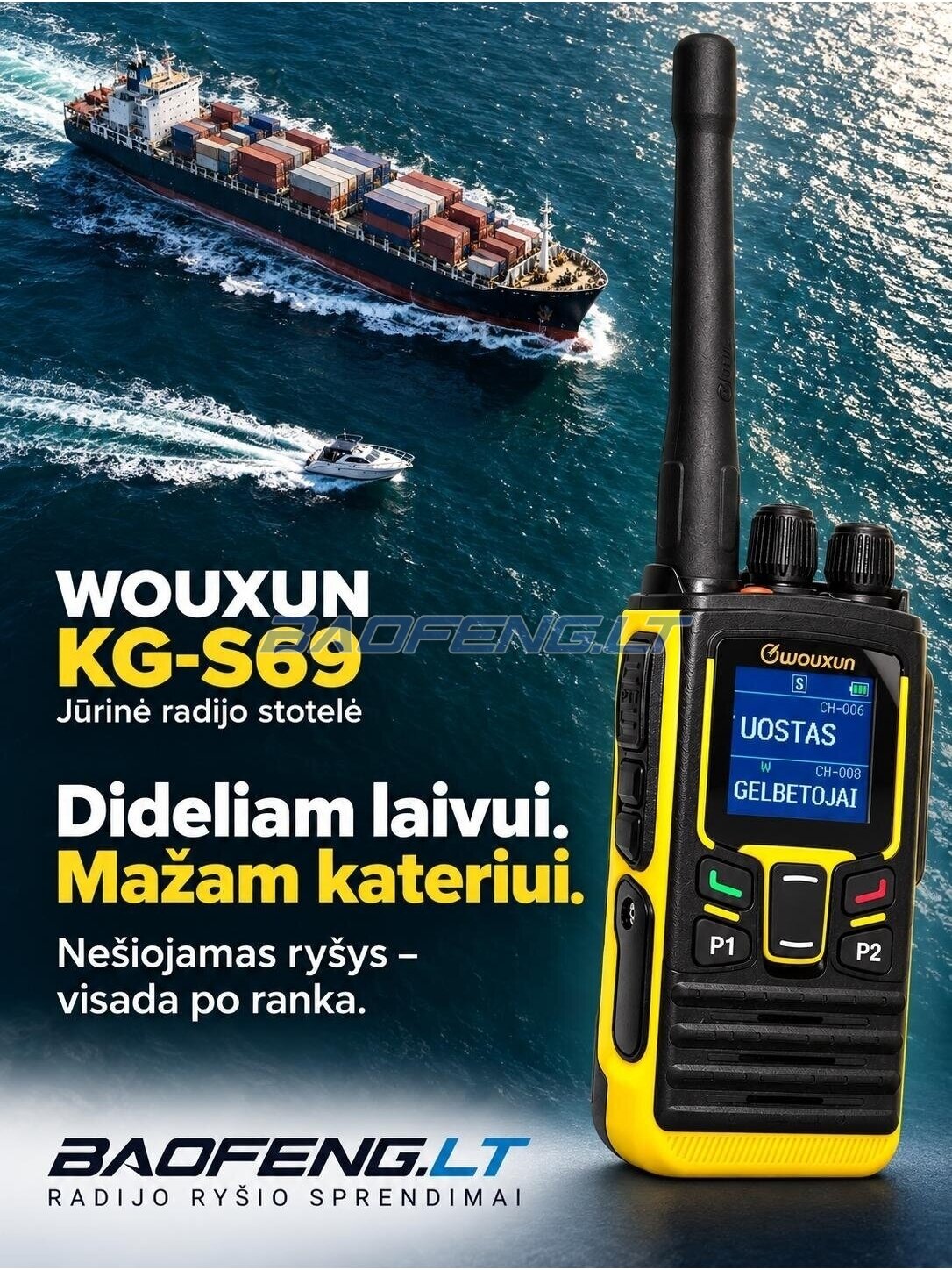 Wouxun KG-S69 (jūrinė) 14 Wouxun KG-S69 (jūrinė) 14