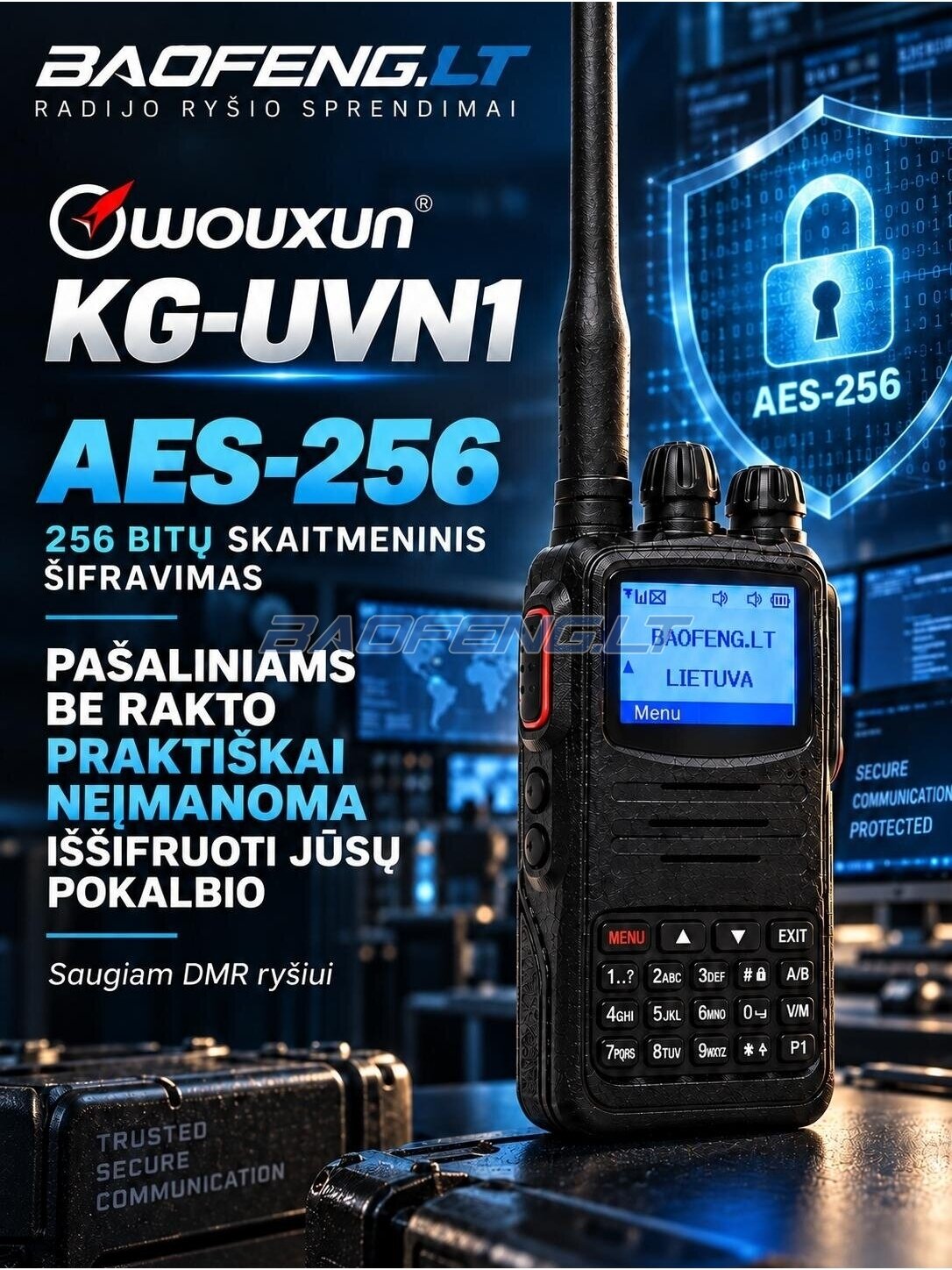 Wouxun KG-UVN1 (skaitmeninė) 3 Wouxun KG-UVN1 (skaitmeninė) 3