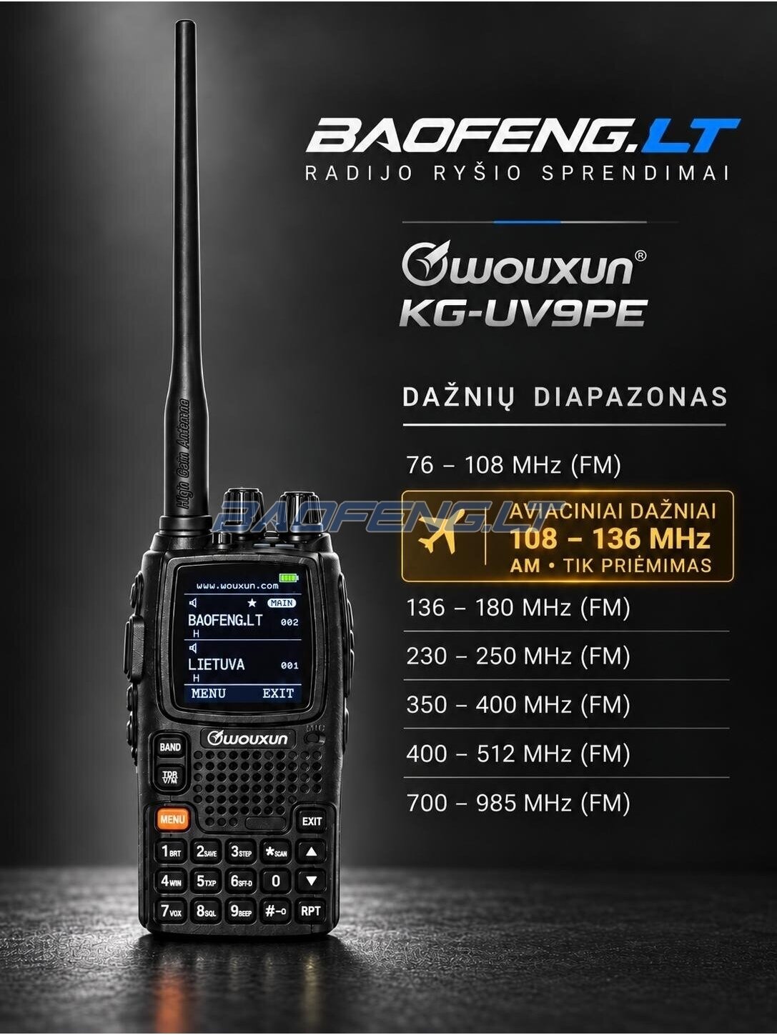 Wouxun KG-UV9PE 7