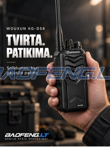 Wouxun KG-D58 (skaitmeninė) 9