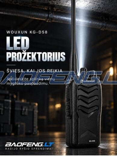 Wouxun KG-D58 (skaitmeninė) 10 Wouxun KG-D58 (skaitmeninė) 10