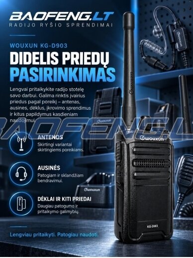 Wouxun KG-D903 (skaitmeninė) 11 Wouxun KG-D903 (skaitmeninė) 11
