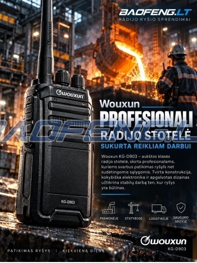 Wouxun KG-D903 (skaitmeninė) 6