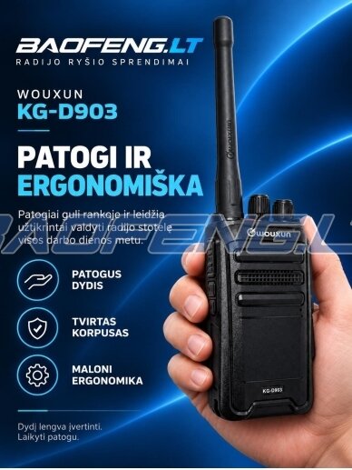 Wouxun KG-D903 (skaitmeninė) 13