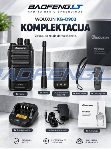 Wouxun KG-D903 (skaitmeninė) 17 Wouxun KG-D903 (skaitmeninė) 17