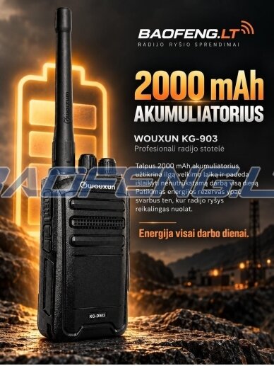 Wouxun KG-D903 (skaitmeninė) 10
