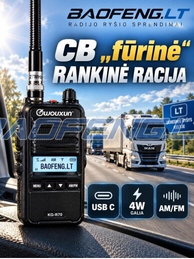 Wouxun KG-R70 (CB-fūrinės) Wouxun KG-R70 (CB-fūrinės)