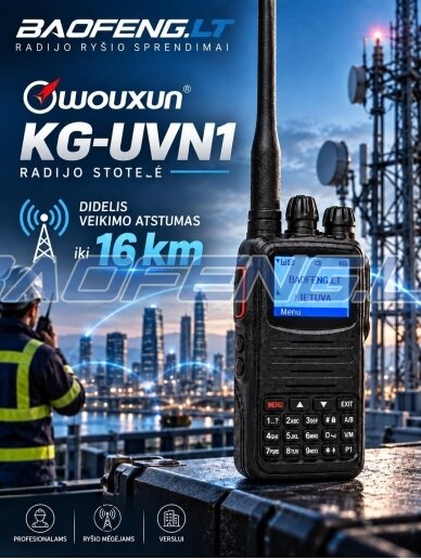 Wouxun KG-UVN1 (skaitmeninė) 5