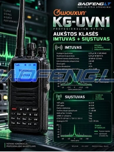 Wouxun KG-UVN1 (skaitmeninė) 4