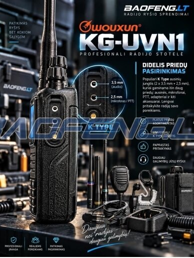Wouxun KG-UVN1 (skaitmeninė) 18