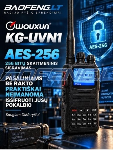 Wouxun KG-UVN1 (skaitmeninė) 3