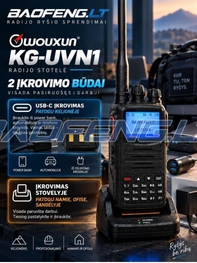 Wouxun KG-UVN1 (skaitmeninė) 15